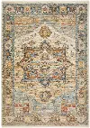 BE2RW5X8 Bergama 5 x 8 Riverview Blue Area Rug