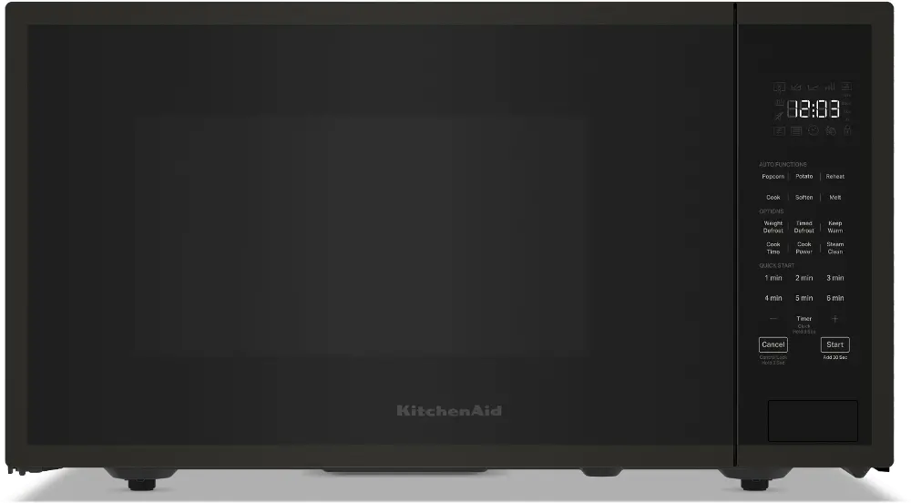 KMCS122PBS Kitchenaid 1.6 Cu Ft Countertop Microwave - Black-1