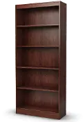 7246768C South Shore Axess Royal Cherry 5-Shelf Bookcase