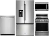 KIT-S/S-704-GAS-PKG KitchenAid 4-Piece Gas Kitchen Appliance Package - Counter Depth Stainless Steel