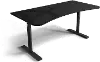 Arena Gun Metal Dark Gray Gaming Desk