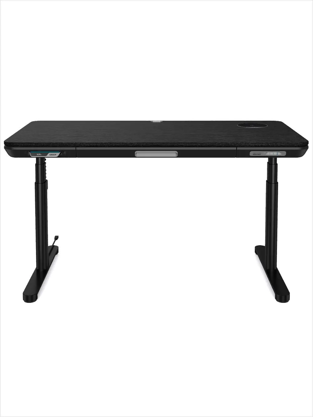 ErgoFx Adjustable Height Standing Desk With Black Desktop-1