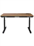 ErgoFx Adjustable Height Standing Desk With Walnut Desktop