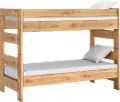 High Sierra Honey Twin-over-Twin Bunk Bed