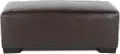 BIDO50XL Bodie Chocolate Brown Leather-Match Ottoman