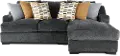 2PC/GRPT/CHLLNGR/OP2 Challenger Graphite Gray 2 Piece Sectional