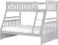Oakley Gray Twin-over-Full Bunk Bed