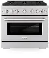 SGR36 ZLINE 36 Professional 6-Burner Gas Range - Stainless Steel