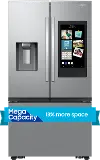 RF32CG5900SR Samsung 30 Cu Ft Mega Capacity French Door Refrigerator with Family Hub - Stainless Steel