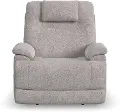 Zecliner Dove Gray Power Recliner with Power Lift