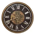 Keith Antique Brass Metal Wall Clock