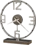 Hollis Metal and Wood Accent Clock