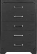 Loft Black Chest of Drawers