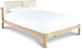 Furano Linen White and Natural Full Platform Bed