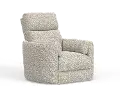 McCartney Ivory Swivel Glider Power Recliner