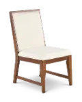 Midland Brown and White Dining Chair