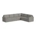Flex Gray 6-Seat Modular Sectional