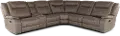 Blake Desert Taupe 6-Piece Reclining Sectional