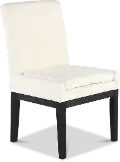 Aubrey White Upholstered Dining Chair