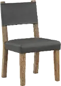 Aubrey Driftwood and Gray Dining Chair