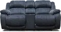 Port Arthur Gray Power Reclining Console Loveseat