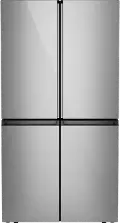 CAE28DM5TS5 GE Cafe 28.3 Cu Ft 4-Door Refrigerator - Platinum Glass