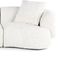 Abby White Right-Facing Chair