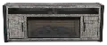 Ferrand Gray 78 Log Fireplace TV Stand