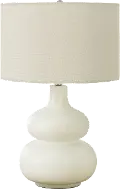25 Inch Ivory Table Lamp