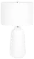 26 Cream White Ceramic Table Lamp