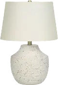 20 Inch Cream Concrete Table Lamp