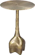 Lexi Antique Brass Side Table