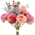 18 Inch Mixed Zinnia Bouquet