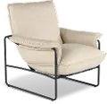 Arizona Chalk Light Cream Accent Chair