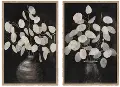 Black and White Assorted Eucalyptus Print