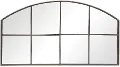 Metal and Glass Wall Mirror