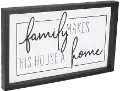 Black and White Family Sign Print