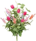 21 Inch Mixed Tulip Bush
