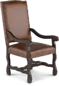 Del Rio Montecristo Brown Dining Arm Chair