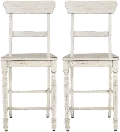 Savannah White Counter Stools, 2 Count