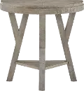 Market Street Gray Chairside Table