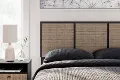 Burless Two-Tone Queen Panel Headboard