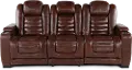 Transformer Walnut 3 Piece Power Reclining Sofa