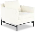 Arlo Ivory Boucle Accent Chair
