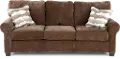 SEASOF/LANDES Seaside Brown Sofa