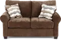 SEALOV/LANDES Seaside Brown Loveseat