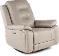 Caldwell Light Gray Power Recliner
