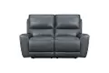 Rangers Gravel Power Reclining Loveseat with Power Headrests and Lumbar