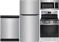 FRG-S/S-1835-ELEPKG Frigidaire 4 Piece Electric Kitchen Appliance Package - Stainless Steel