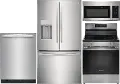 FRG-S/S-2823-ELEPKG Frigidaire 4 Piece Electric Kitchen Appliance Package - Stainless Steel